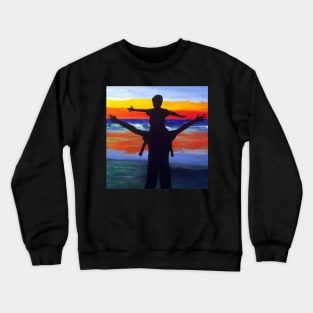 Ocean Sunrise Seascape Crewneck Sweatshirt